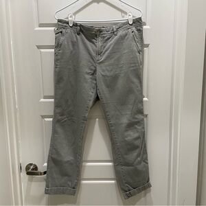 J. Crew Light Grey Sunwashed Slim Chino Pants